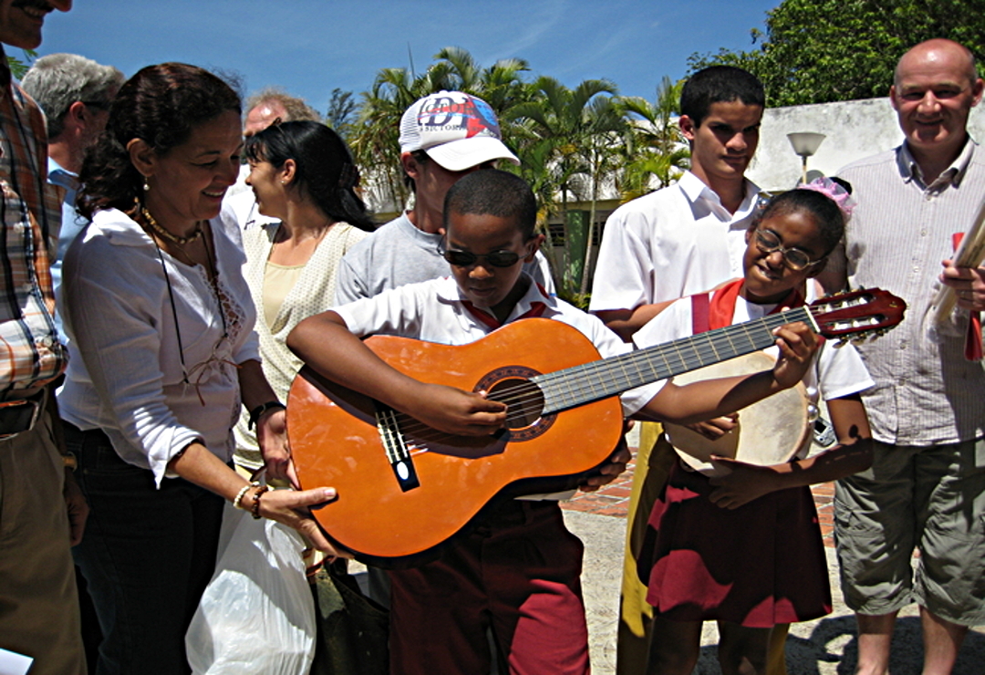 Supporting special needs schools<br /> Abel Santamaría School for the blind